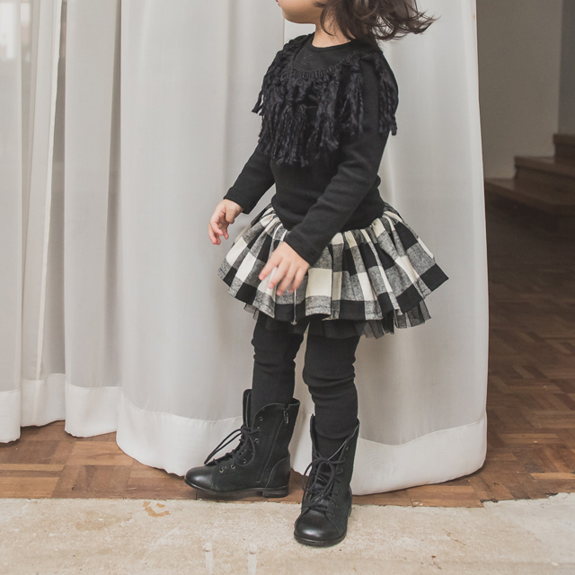 체크뮤치마레깅스 봄 가을 베이직 기본 치랭스 보통핏