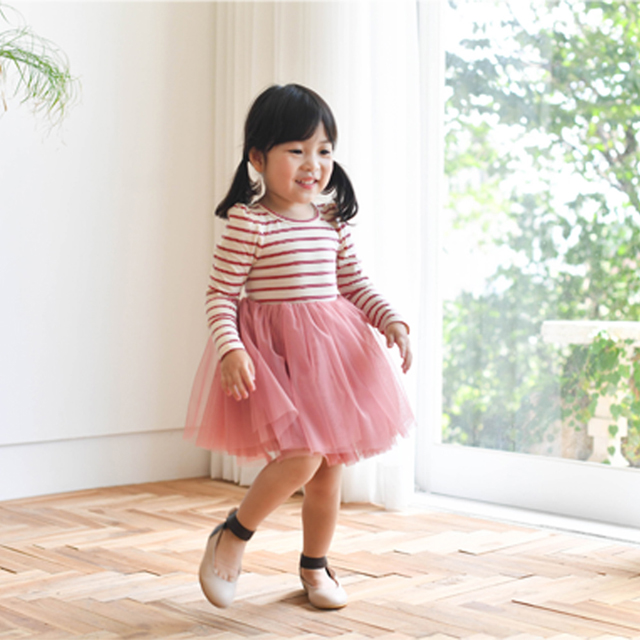 사라 튜튜 샤원피스 여아 아동 유아 보통핏 인디핑크 블랙 공주 발레 봄 가을 - 상세 이미지 3
