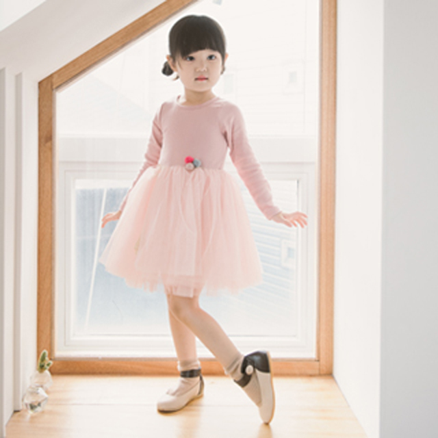 파드샤 튜튜원피스 여아 아동 보통핏 핑크