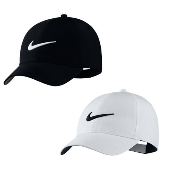 [나이키 본사제품 스우시볼캡 모자 NIKE 레거시91] 남자여자공용 여성 화이트블랙 - 상품 이미지