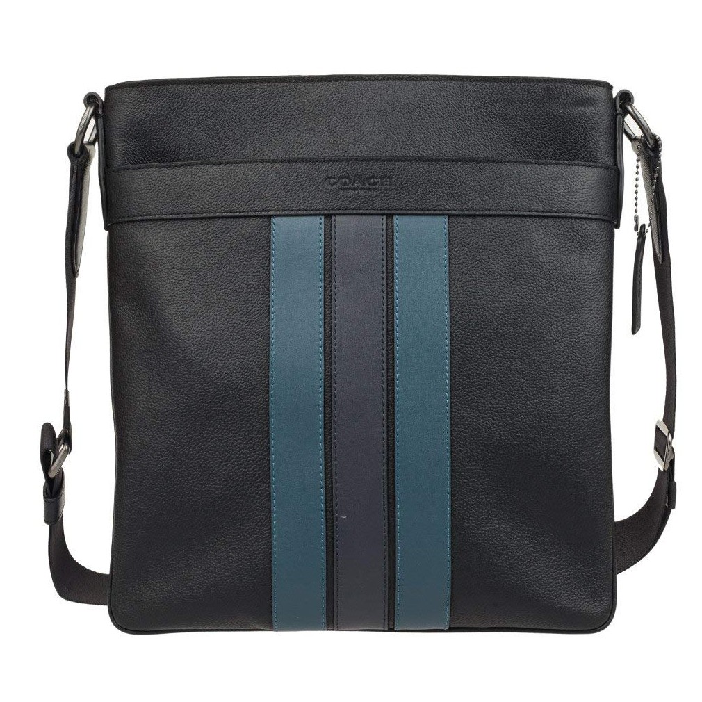 Coach charles crossbody with varsity stripe sale