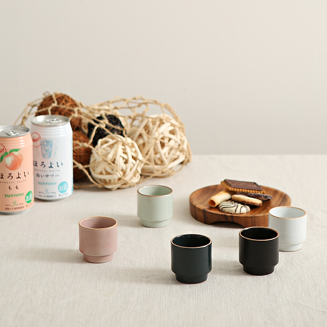 에라토 옳음 국산 도자기 소주잔 5p세트 술잔 사케잔 집들이 신혼부부선물