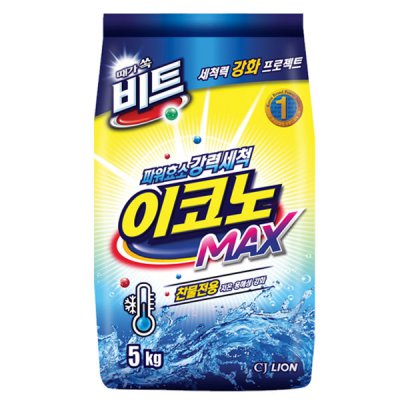 비트 세제 이코노맥스 리필 5kg (2168) 찬물전용
