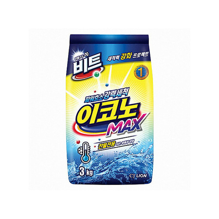 비트 이코노 맥스 가루세제 3kg 리필형 - 상품 이미지