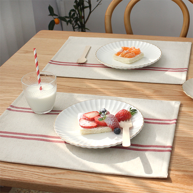 레드라인 방수 테이블 식탁매트 유아 어린이집 유치원 식판매트 42X30