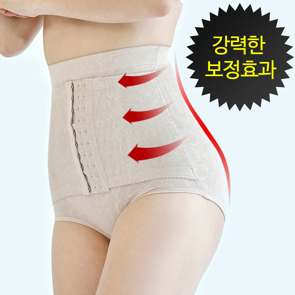 이중압박 후크 거들 보정속옷 팬티 코르셋 똥배거들 - 상품 이미지