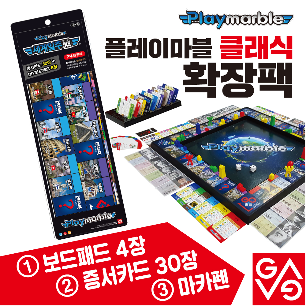 플레이마블 월드와이드 확장팩 4종(세계여행, 세계위인, 한국위인, 성경인물) 끝판왕 이미지 3