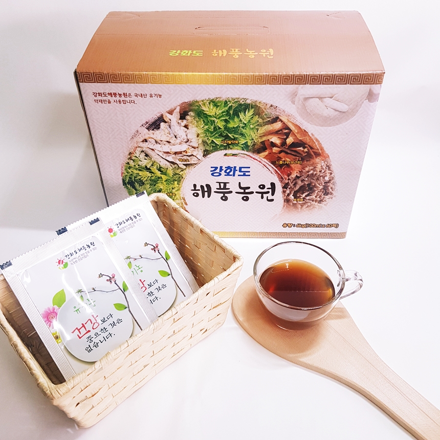 개똥쑥즙 60팩 사철쑥 진액 건강즙 식품 엑기스 강화도 특산품 - 상품 이미지