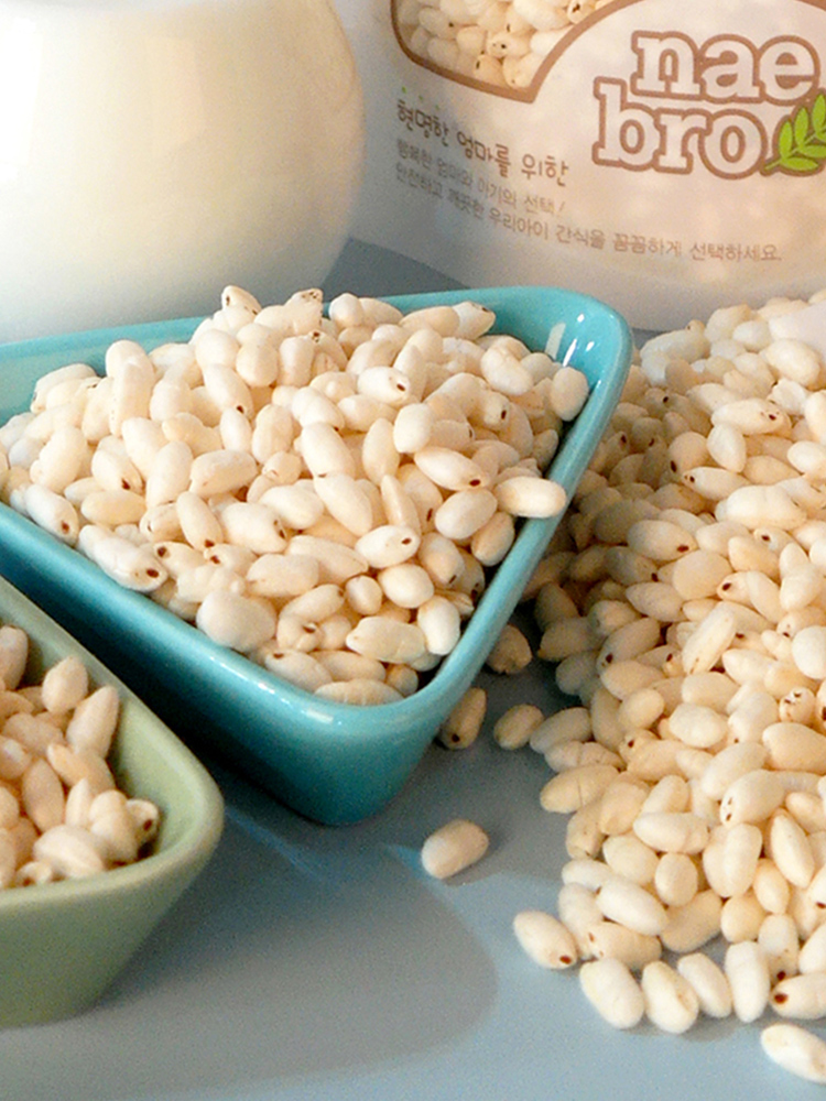 퓨어잇 유기농 백미 아이 과자 흰쌀 튀밥 5봉세트 아기 간식 유아