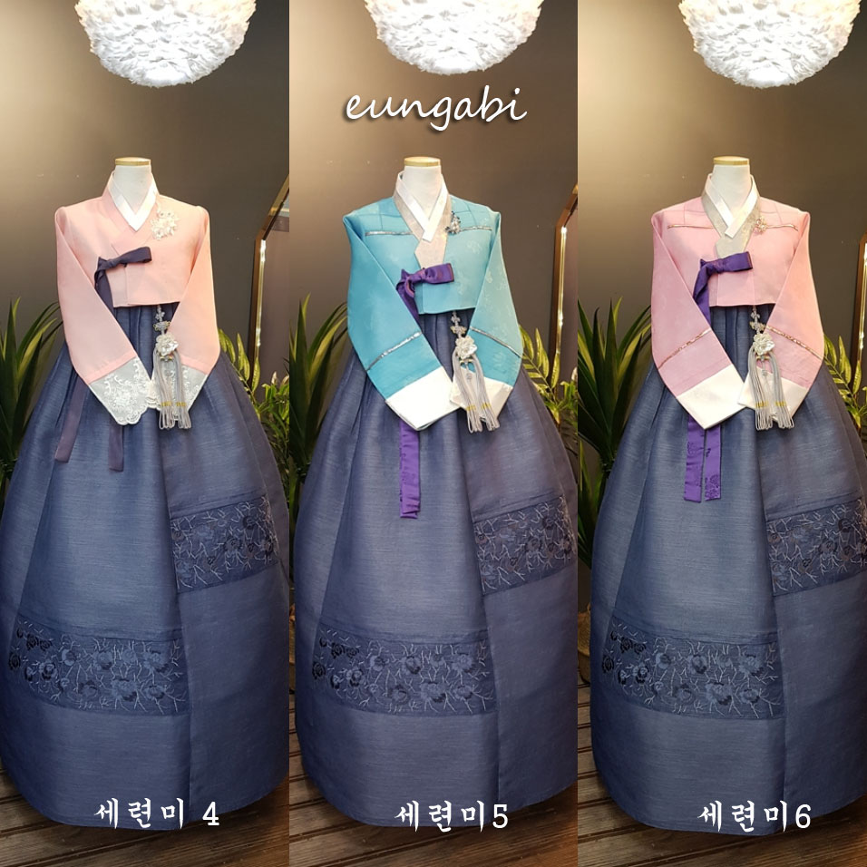 [한복대여] 세련미 시리즈 4-6 여성 혼주 결혼식 한복 - 상세 이미지 2