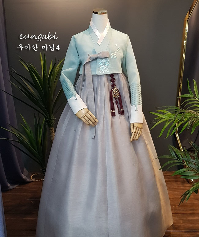 한복대여 은가비한복 우아한마님4 결혼식 혼주 여자 하객 가족 웨딩 - 상품 이미지