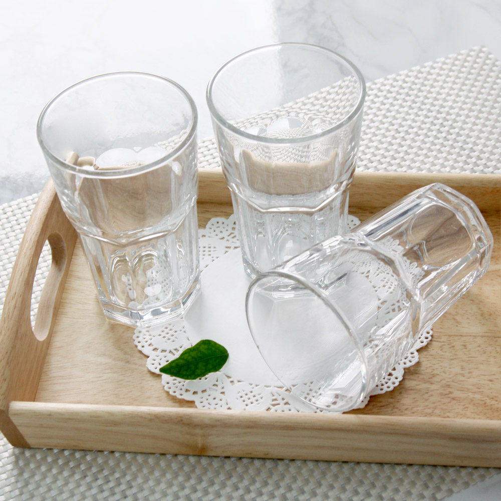 아트웨어 퓨어 텀블러 유리잔 유리컵 글라스 280ml x4P 세트 - 상세 이미지 2