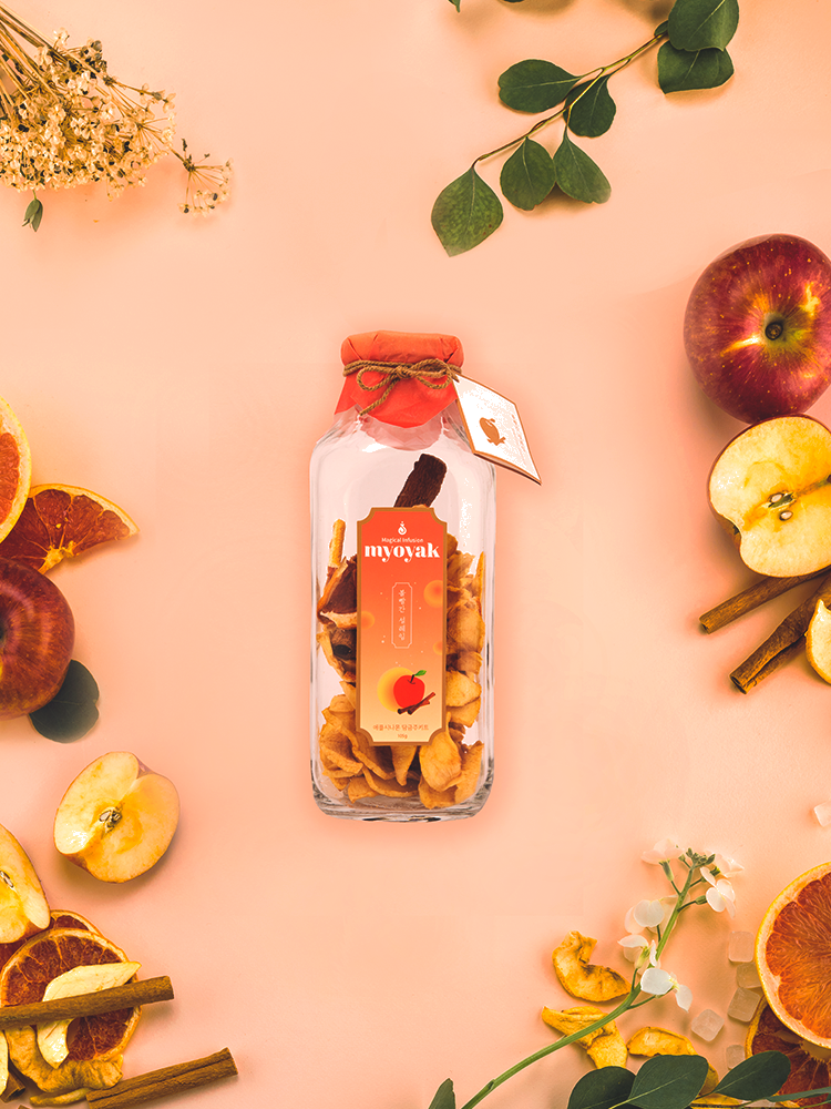 묘약 애플시나몬 담금주키트 1000 - 볼빨간 설레임, 사과주 - 상품 이미지