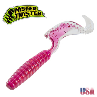 [미스터 트위스터]   플래티넘 컬리테일 4.5 /PLATINUM CURLY TAIL 4.5 / Mr Twister /  우럭 광어 배스 /  MADE in USA - 상품 이미지