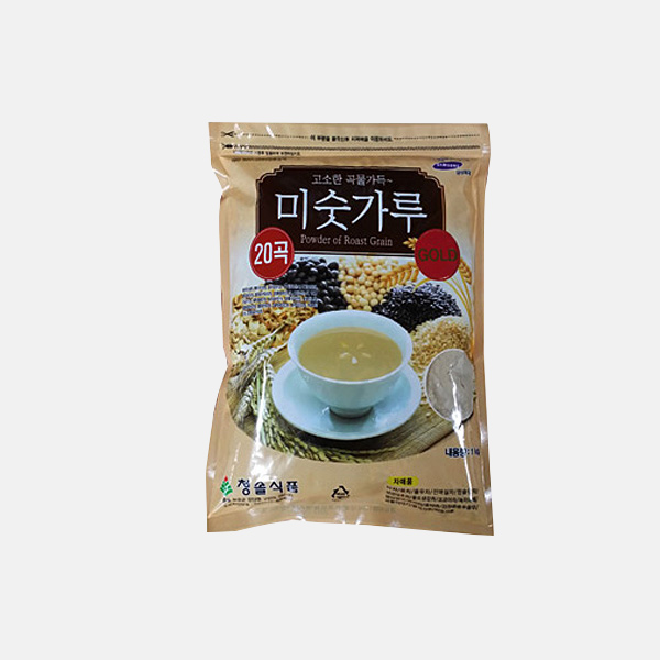 청솔 미숫가루 20곡 1kg 선식 식사대용 아침한끼 빙수재료 팥빙수재료 - 상품 이미지