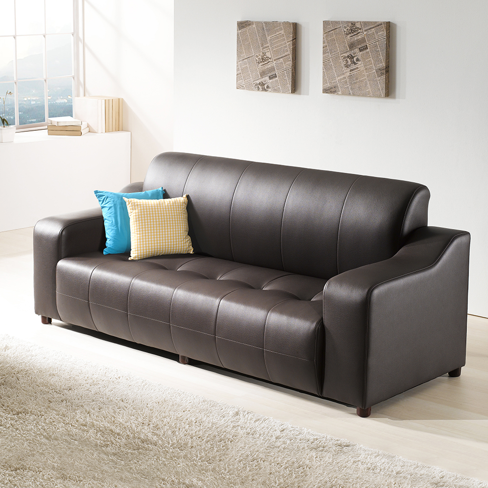 서광퍼니처 디노 라텍스 3인용소파 스툴세트