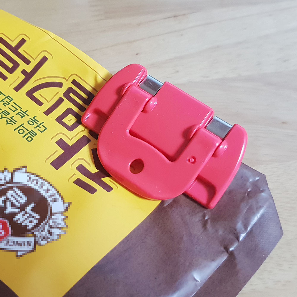 시바타 비닐봉지 밀봉 집게 2p - 상품 이미지