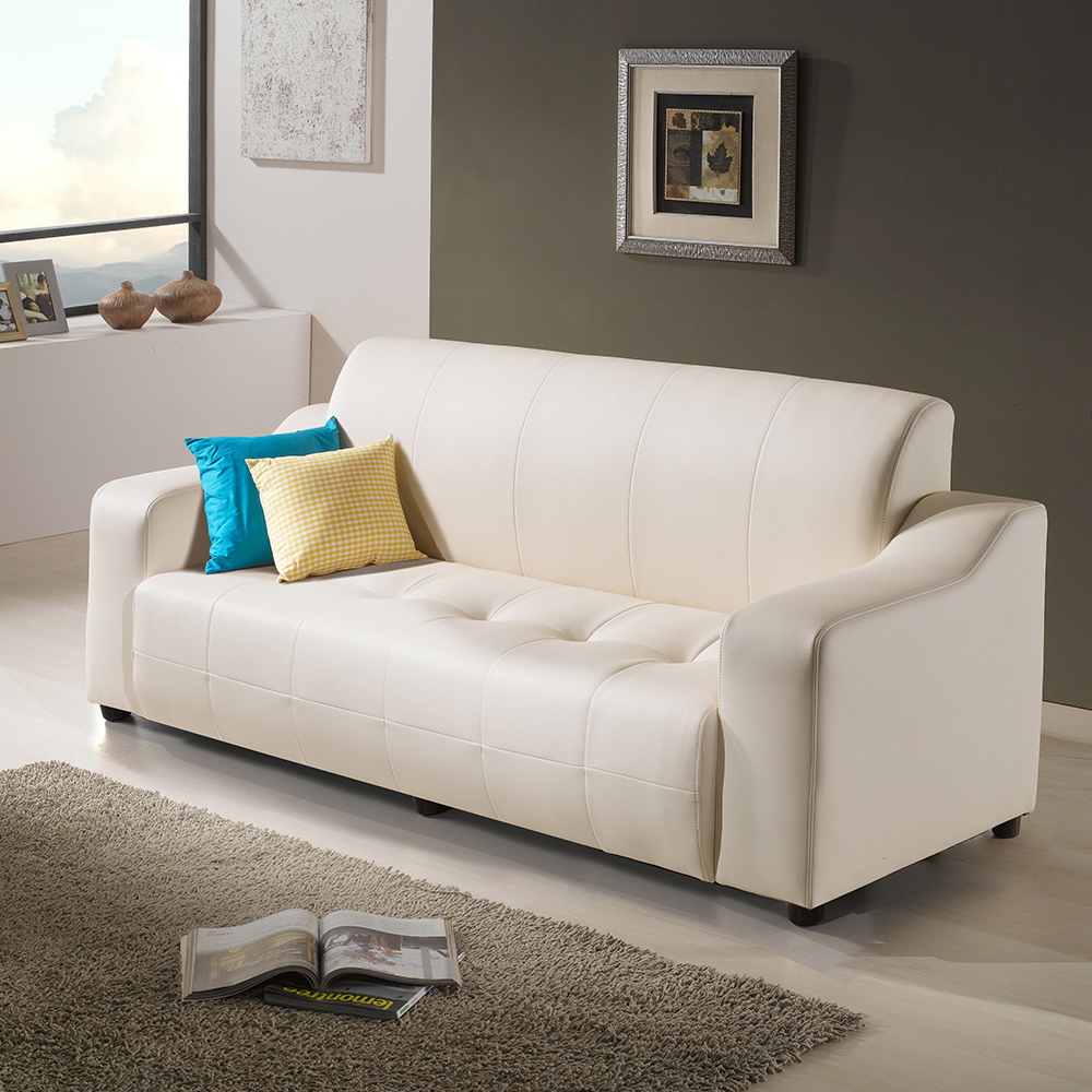 서광퍼니처 디노 라텍스 3인용소파 스툴세트