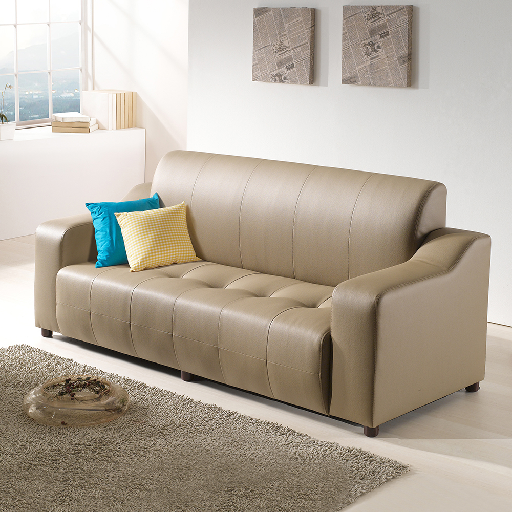 서광퍼니처 디노 라텍스 3인용소파 스툴세트