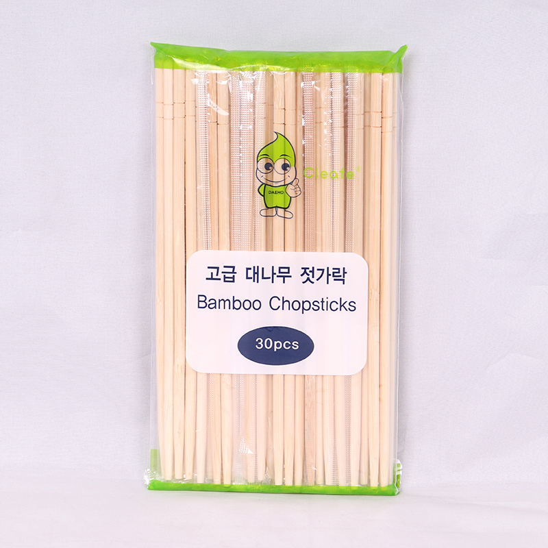 클리프 고급 대나무 나무젓가락 30개 둥근 일회용 - 상세 이미지 2