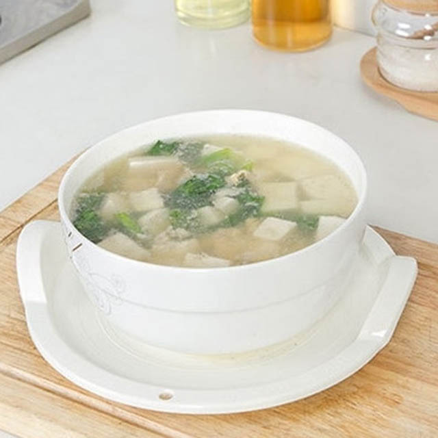 일본 전자렌지용 음식 받침 그릇/접시 받침대 트레이 - 상세 이미지 3
