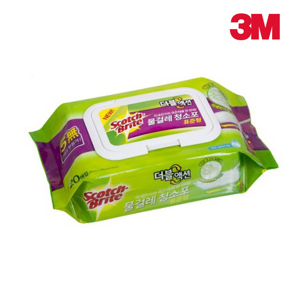 3M 스카치브라이트 물걸레 청소포 더블액션 / 대형 (387) - 상세 이미지 2