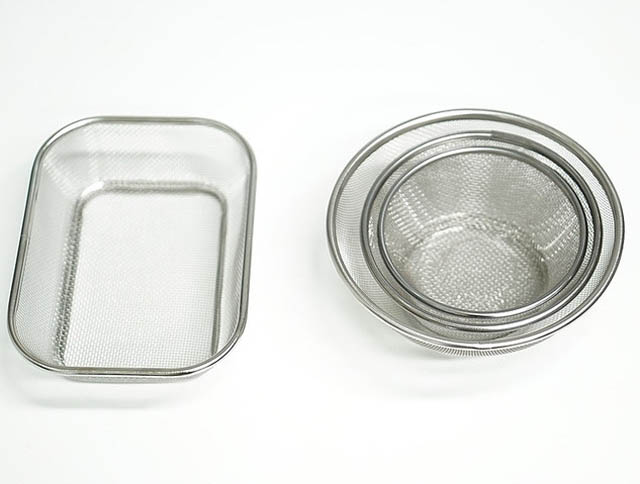 미니 스텐 채반)원형채반, 사각채반 - 원형중(15cm) - 상세 이미지 3