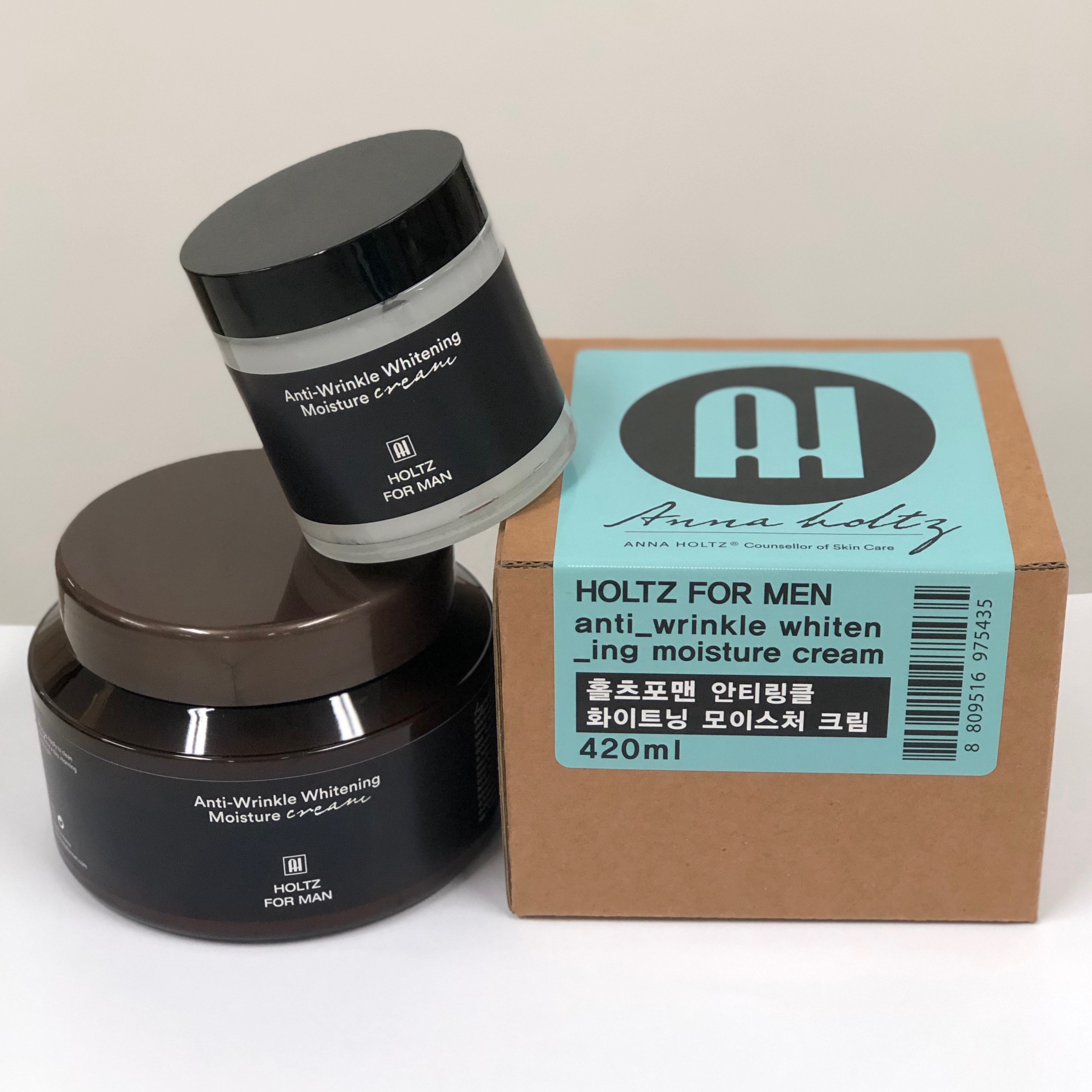 홀츠포맨 남자 올인원 수분크림 100ml 주름개선 미백 화이트닝 크림 남성 화장품
