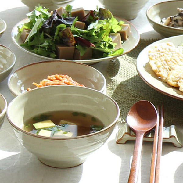 에라토 도자기 수저 받침대 옳음 수저받침 흰색 - 상세 이미지 3