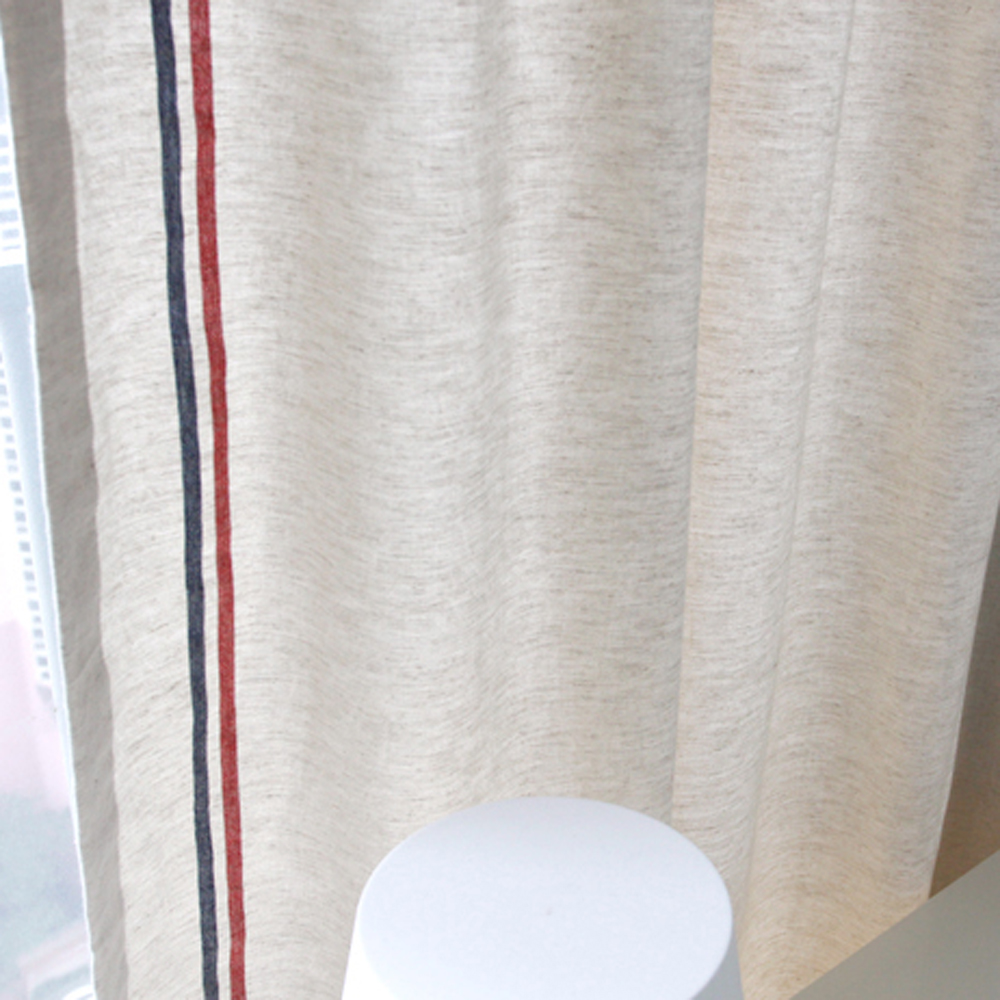 바이아미 린넨 프렌치 베란다  선반가리개 커튼 맞춤제작