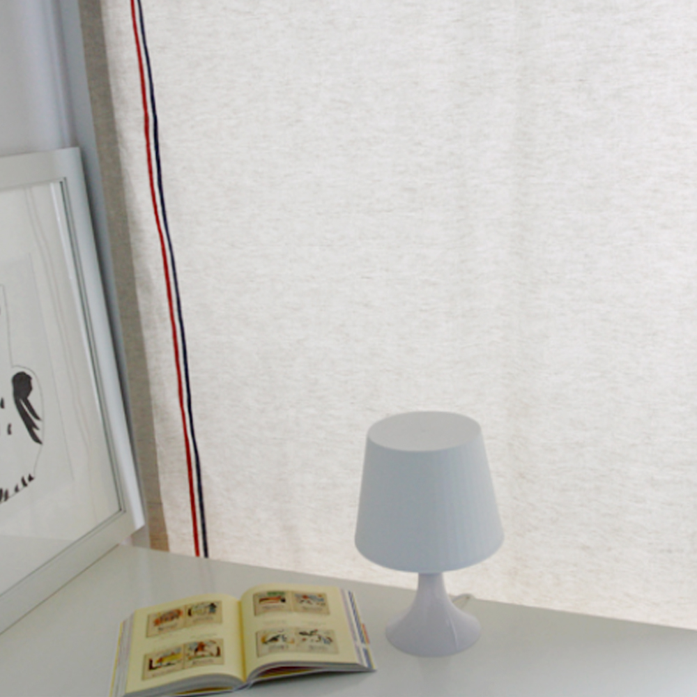 바이아미 린넨 프렌치 베란다  선반가리개 커튼 맞춤제작