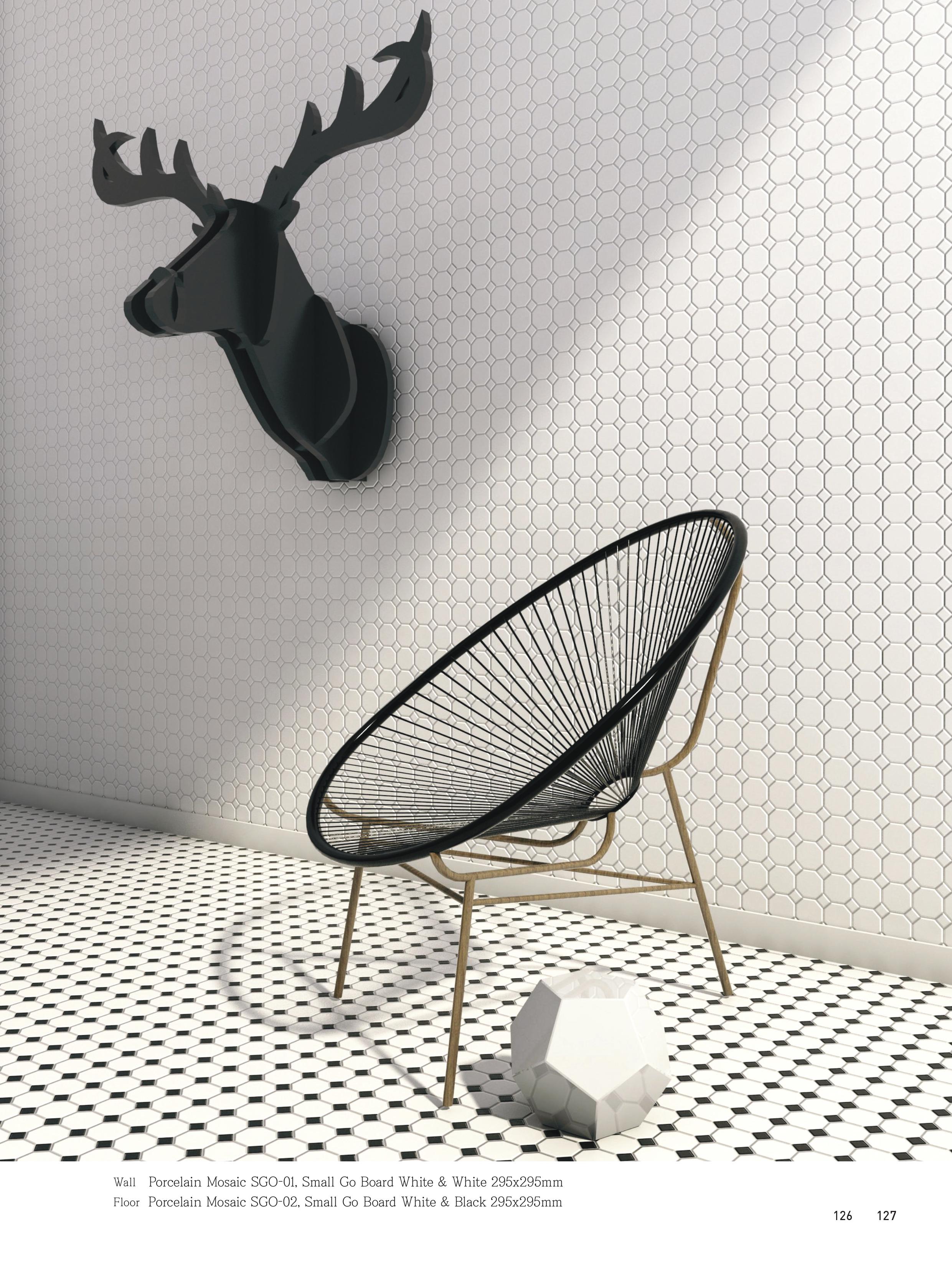 레그노 SGO-02 295X295 타일 현관 바닥 주방 화장실 인테리어 스몰고보드타일 - 지얼세라믹