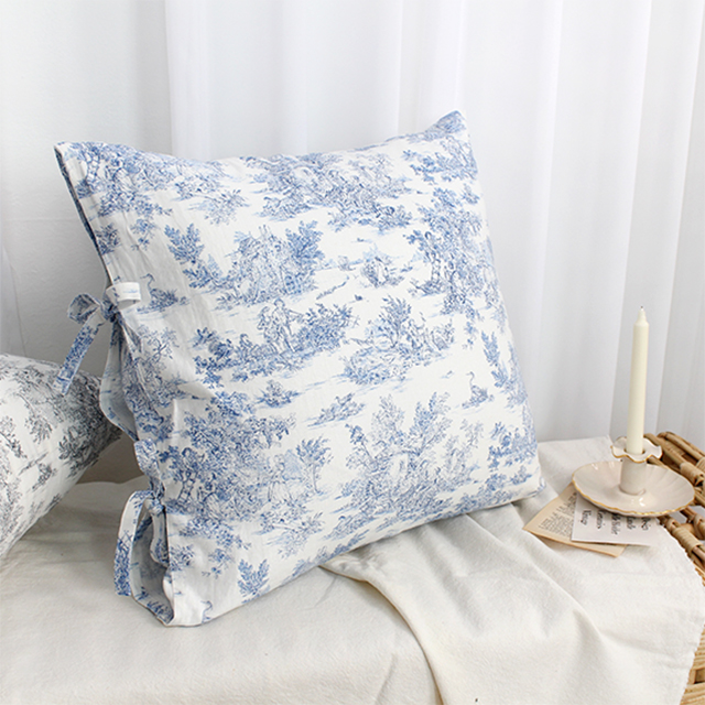 모네의정원 린넨 쿠션커버 3color