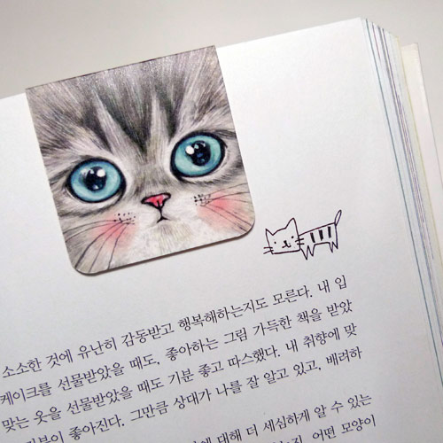 고양이삼촌 자석책갈피 마그네틱 북마크 - 상세 이미지 4