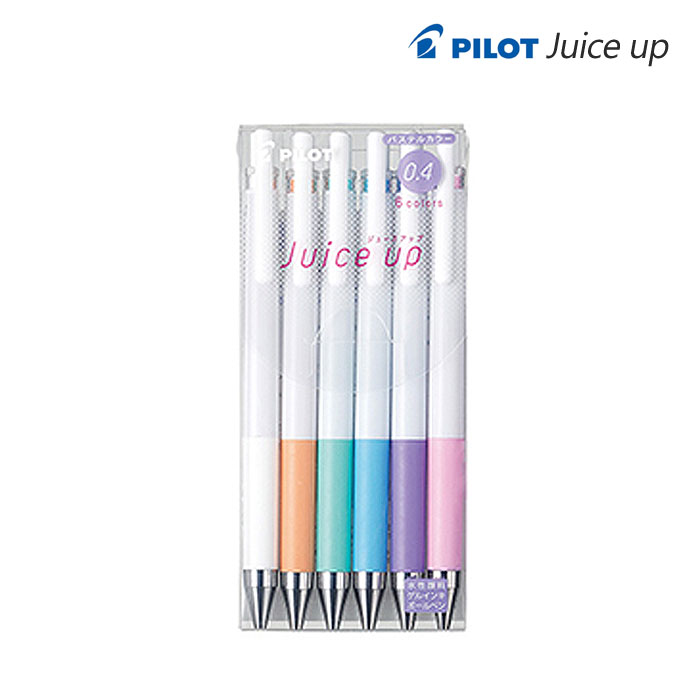 파이롯트 쥬스업 젤잉크 0.4mm 파스텔 메탈릭 6색 볼펜세트 JUICEUP 04 리필 - 상품 이미지