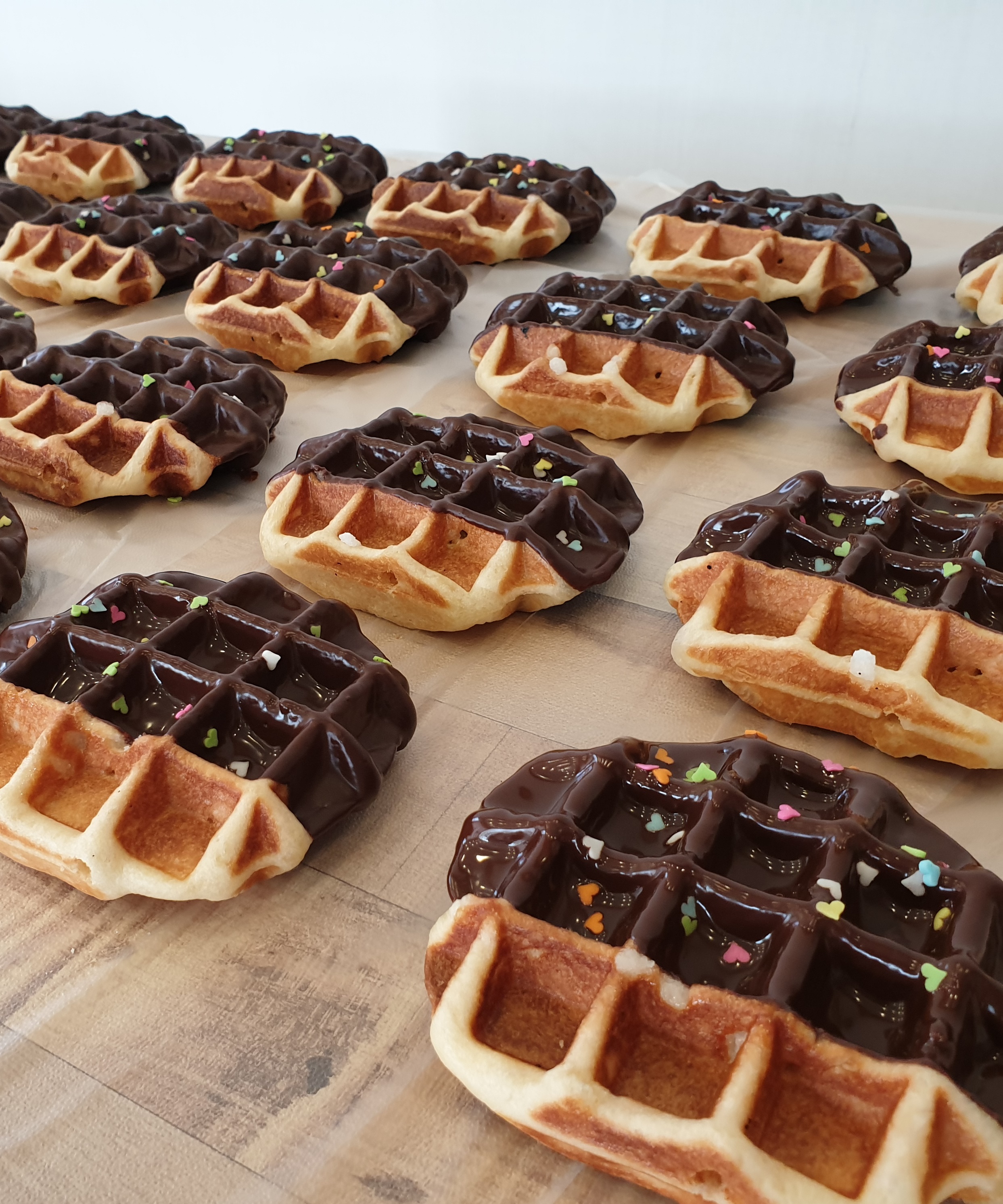 벨기에 리에주 와플 초코퐁당 100g 10개입  어린이간식 아침식사대용 개별포장 선물