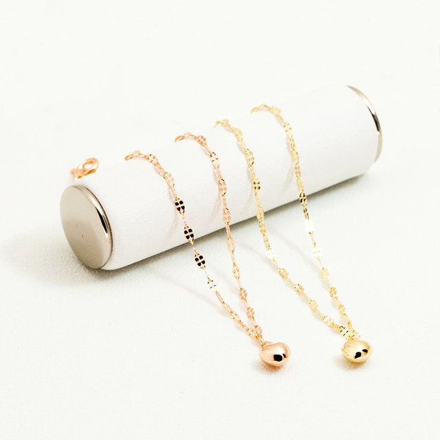 14k 18k 사랑의 앤나 체인 금 팔찌