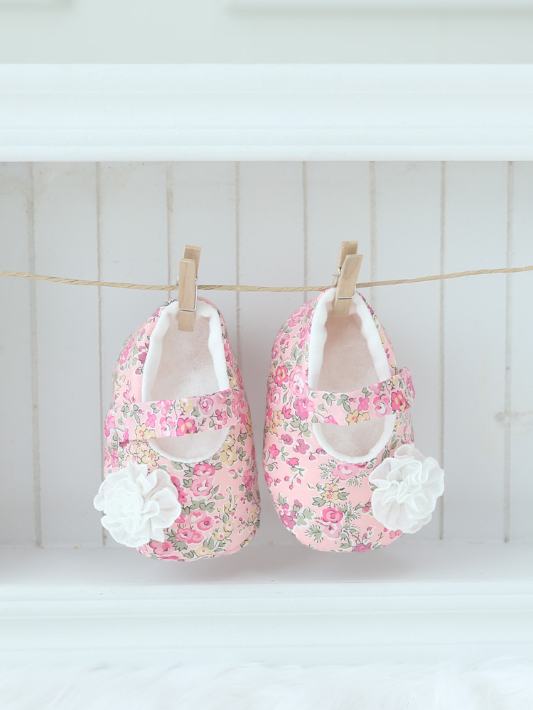 [DIY] 리버티 테이텀핑크 베이비 아기 슈즈 신발 만들기 DIY - 상품 이미지