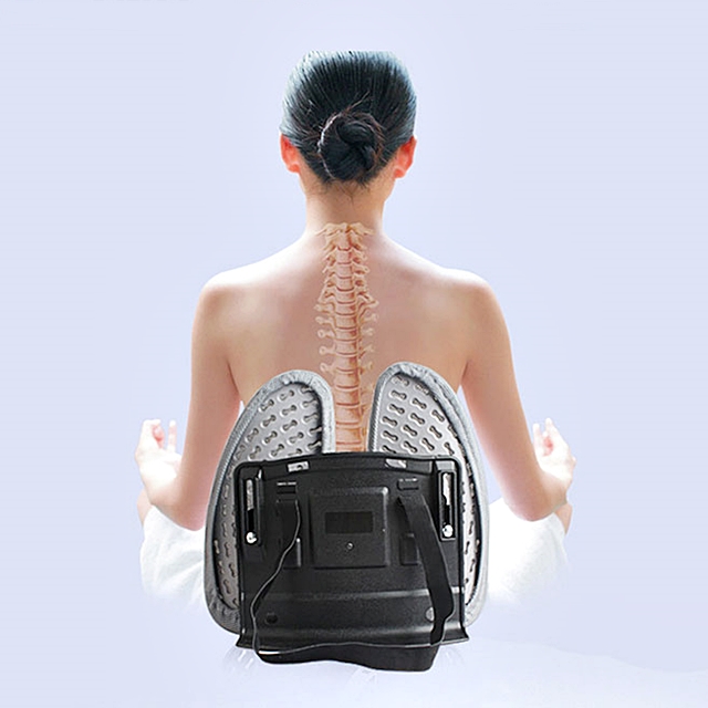 바른자세 매쉬 허리 등 받침 쿠션 요추받침대 허리디스크 의자자세교정 방석 - 상세 이미지 3