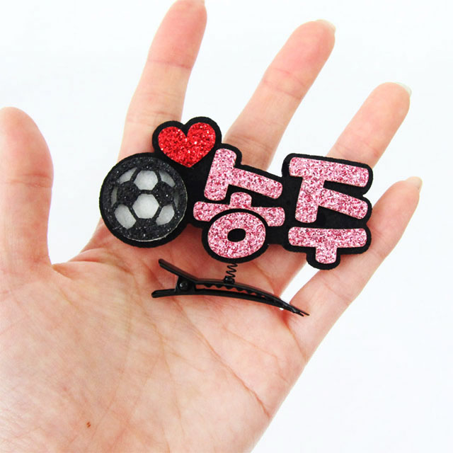 [스포츠네임핀] 축구 스프링핀 축구응원 주문제작 머리핀 - 상세 이미지 3
