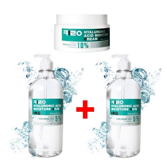 내추럴수 키로 히알루론산 모이스춰 스킨 대용량 1000ml x 2개 - 상품 이미지