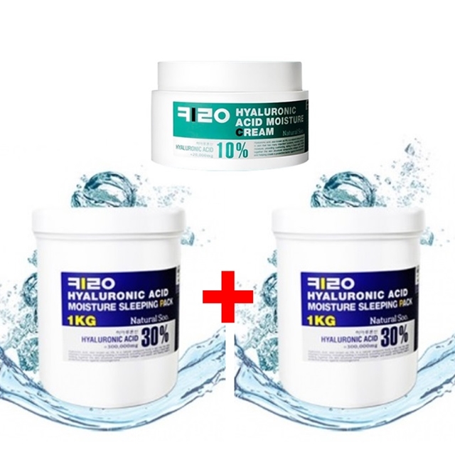 내추럴수 키로 히알루론산 모이스춰 슬리핑팩 대용량 1000ml x 2개 - 상품 이미지