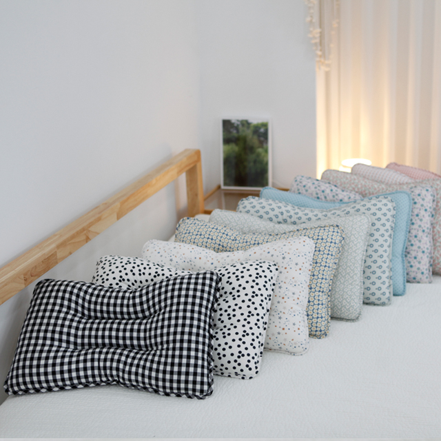 빨아쓰는 꿀잠 낮은베개 순면 숙면 수면 주니어필로우