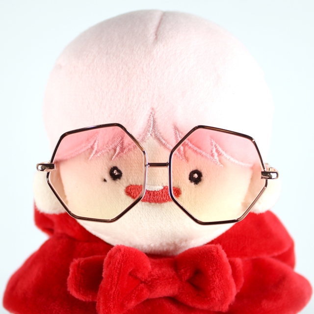 솜데이즈 아이돌 20cm 인형 안경 8cm 다각형 미니 4colors - 메인 이미지