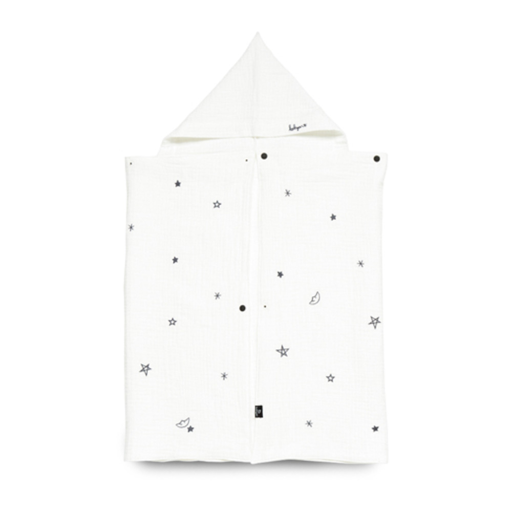 베이비앙 스타라이트 3중거즈 40수 엄마편한 앞치마목욕타올, 아기목욕 앞치마, 아기목욕타올 후드형 목욕가운, 7세까지 쭉 사용가능