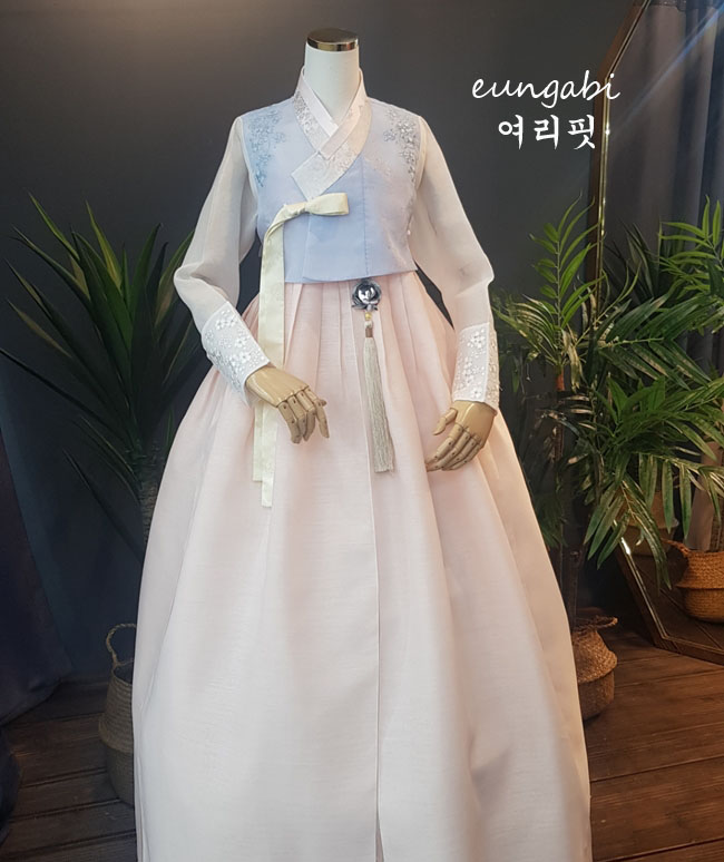 [한복대여] 여리핏 여성 신부 결혼식 한복 - 상세 이미지 2