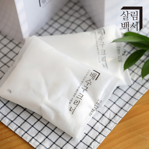 1+1 살림백서 배수구 클리너 싱크대 청소 8회분 총1.2kg 하수구 배수관 세면대