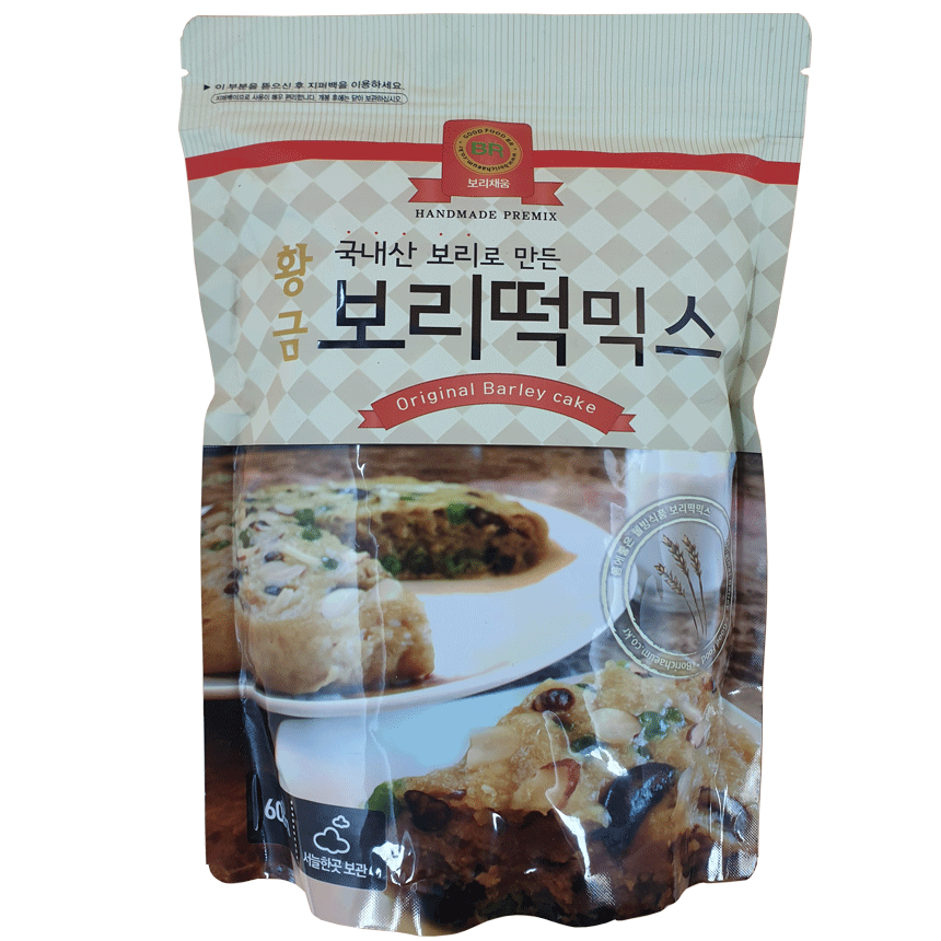 보리떡용가루600g 보리빵가루 늘보리 - 상품 이미지