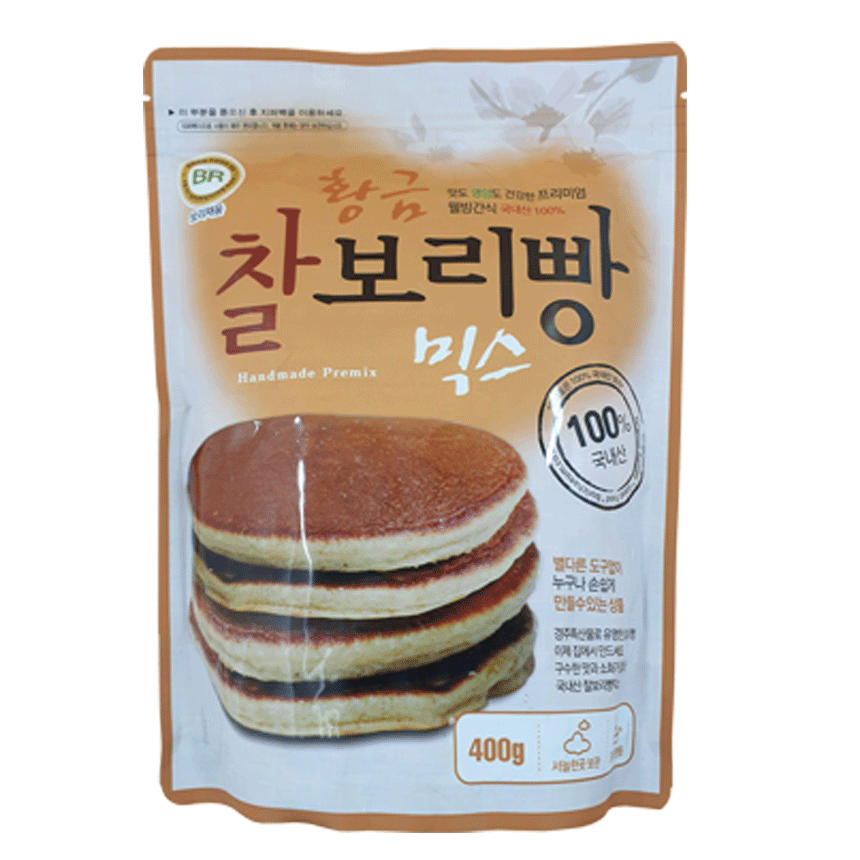 보리가루 찰보리빵믹스400g 찰보리가루 - 상품 이미지