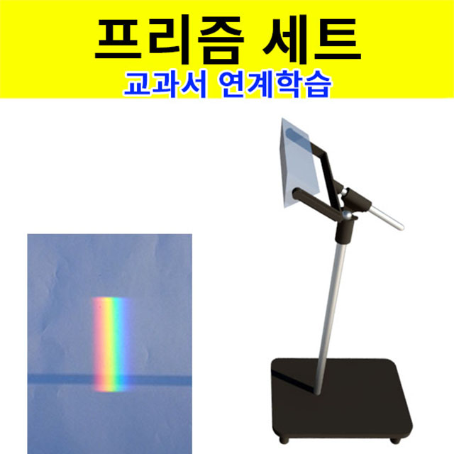 삼각프리즘 스탠드형 안전받침대 포함 개정 교과서실험 - 상세 이미지 2